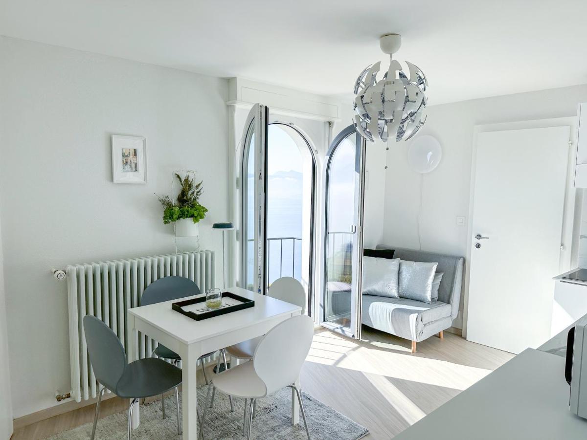 Room With 360° View Overlooking Lake Geneva And Alps Puidoux Exterior foto